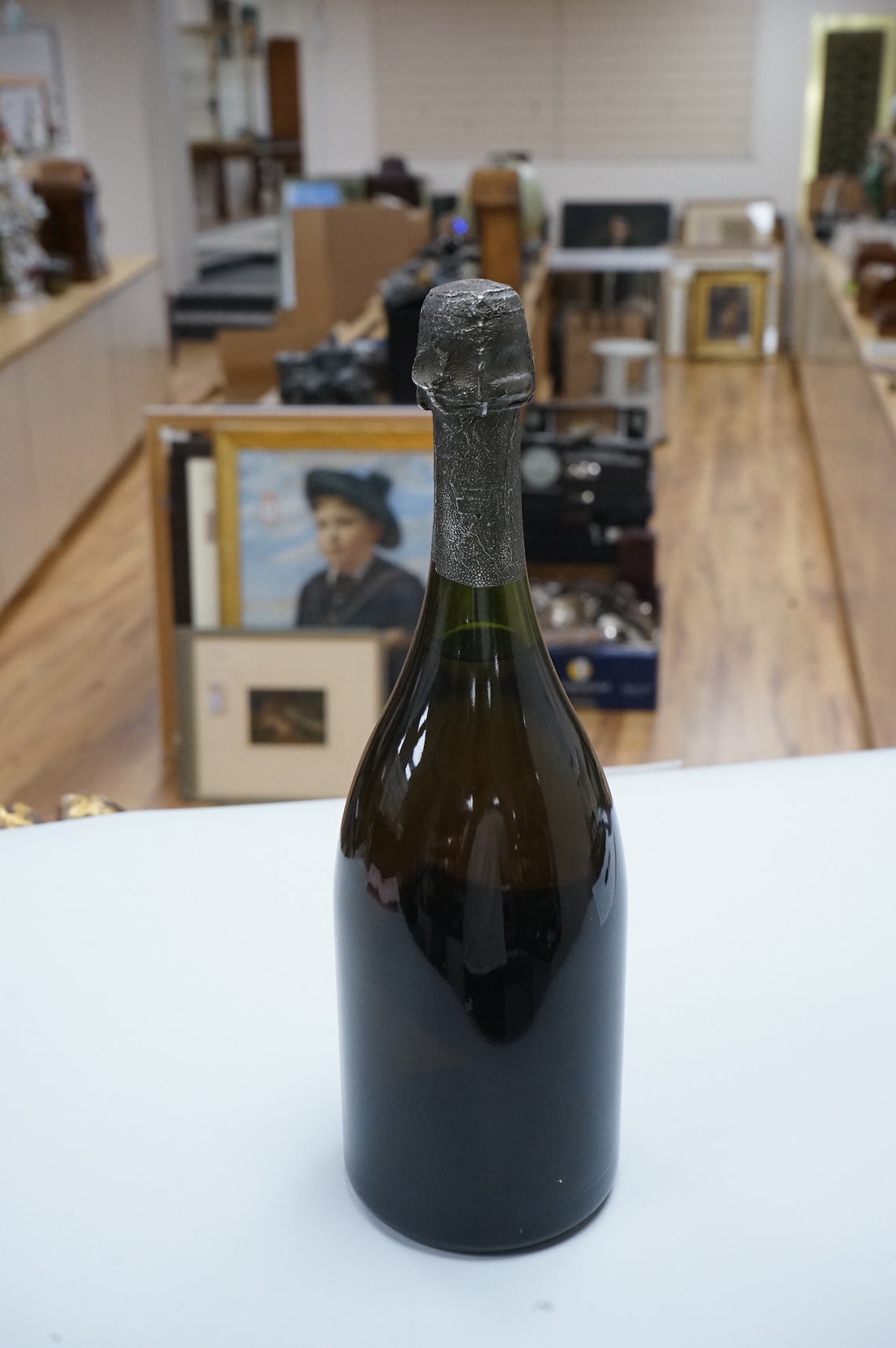 A bottle of Moet & Chandon Dom Perignon 1971 champagne